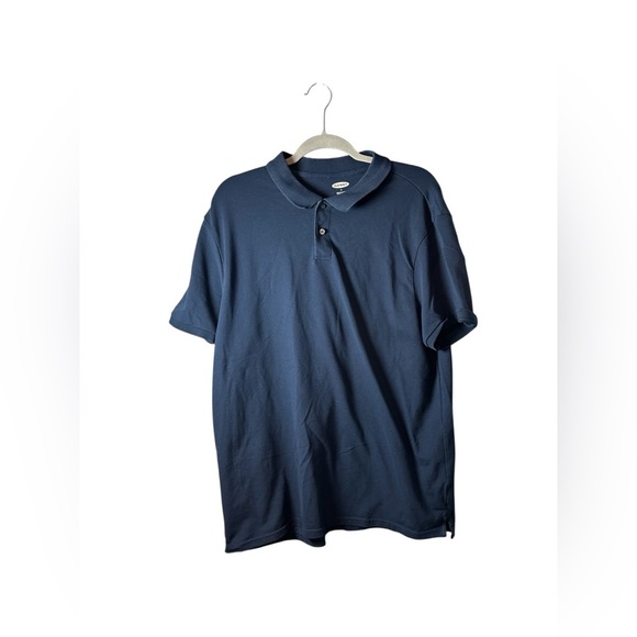 Old Navy Built-In Flex Polo Shirt Men’s XL Navy Blue - Picture 1 of 3